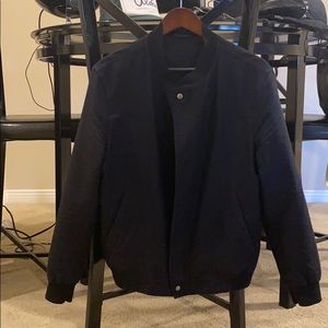 Authentic SALVATORE FERRAGAMO  navy bomber